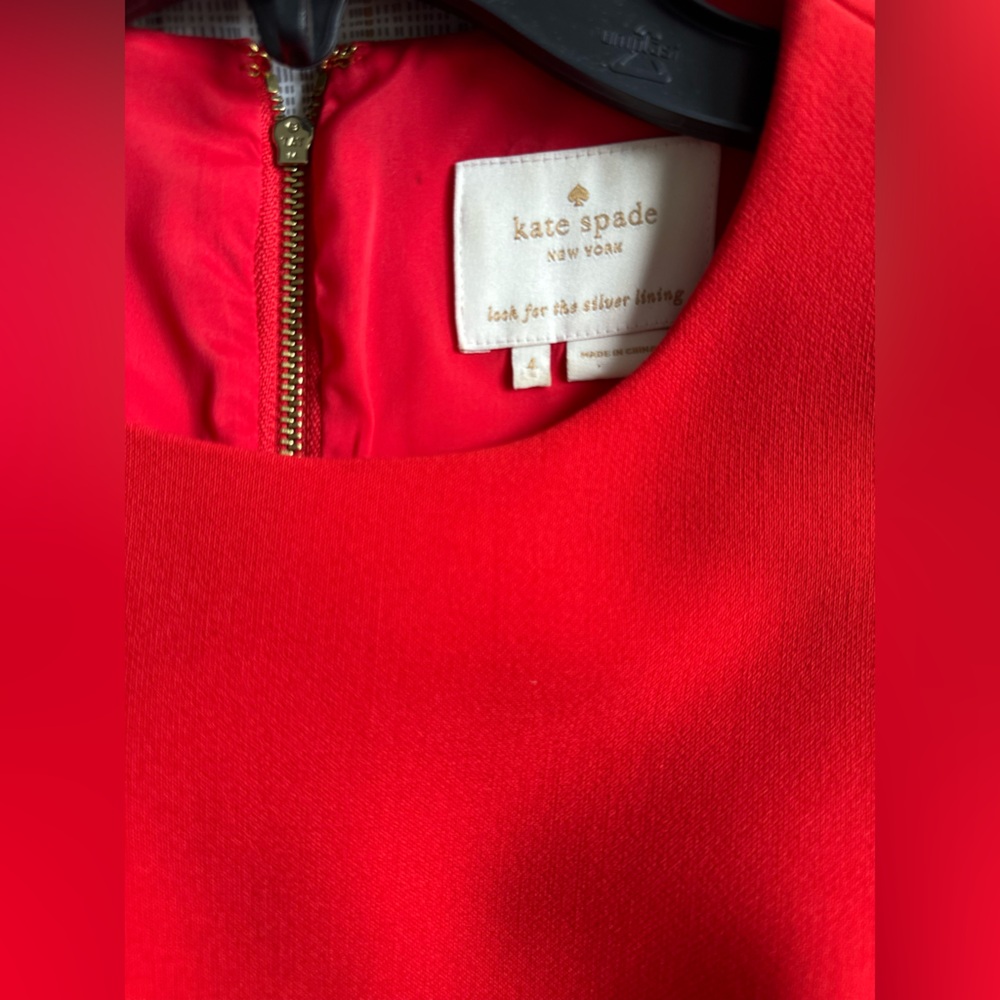 Kate Spade Red Mini Dress - Picture 5 of 5